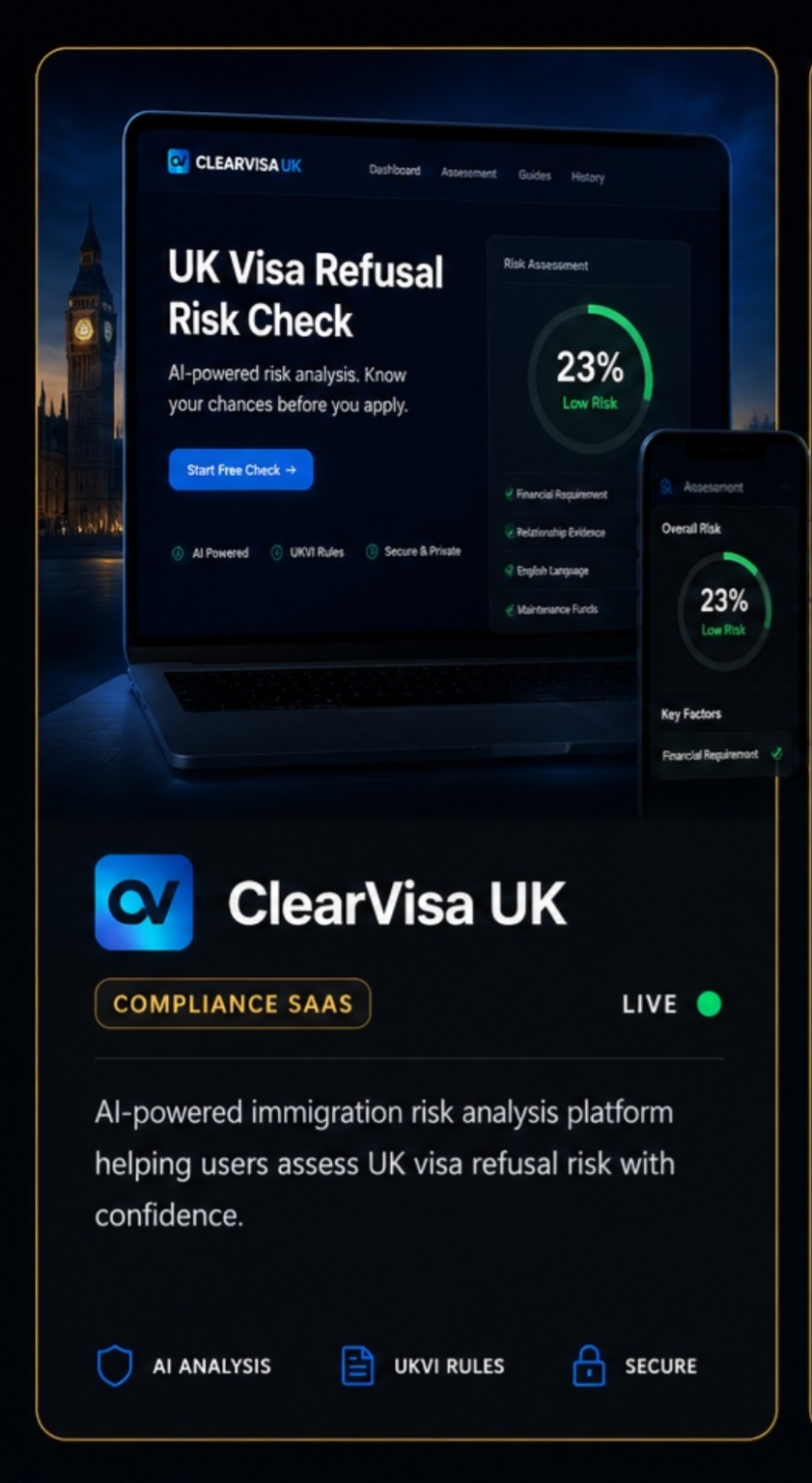 ClearVisa UK platform preview