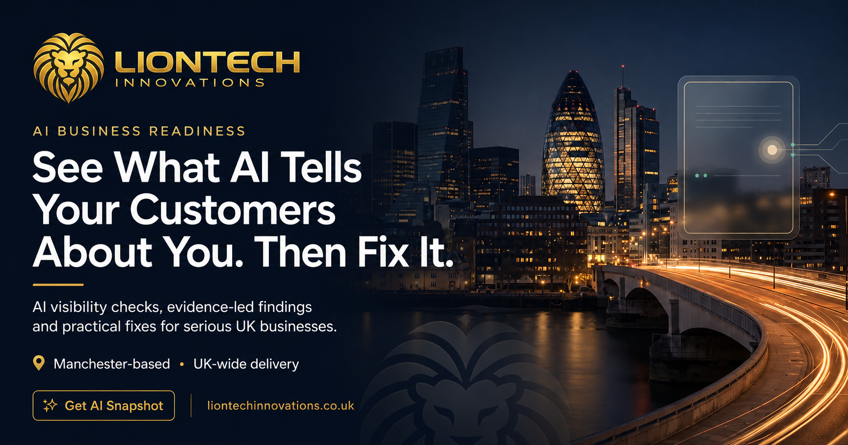 Lion Tech Innovations | UK AI Infrastructure Operator