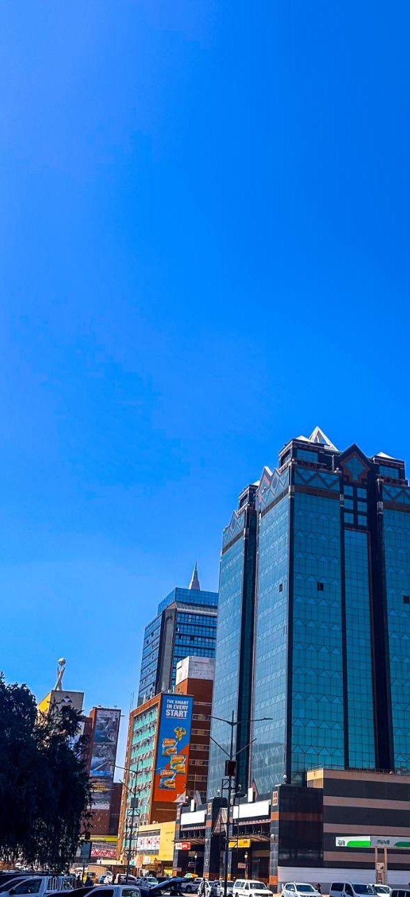 Harare central business district skyline, Zimbabwe